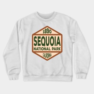 Sequoia National Park badge Crewneck Sweatshirt